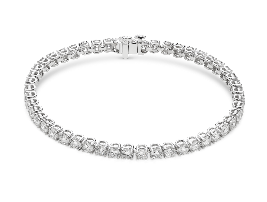 Lab-Grown Diamond Medium Tennis Bracelet - G/H color, 6.5" length | White