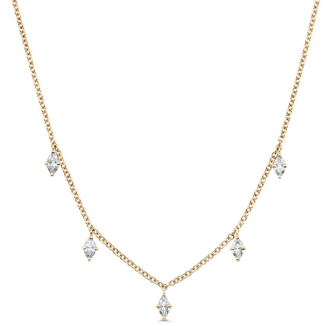 Dujour Marquise Diamond Necklace